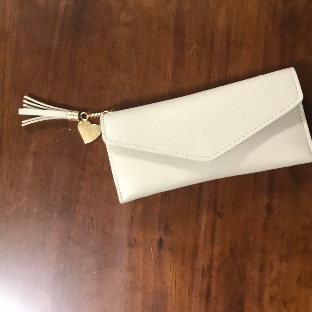 NWT Vegan Leather Clutch